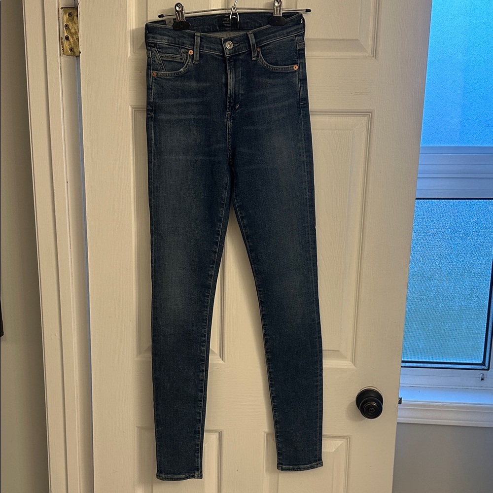 Citizens Of Humanity Midnight Blue Skinny Jeans